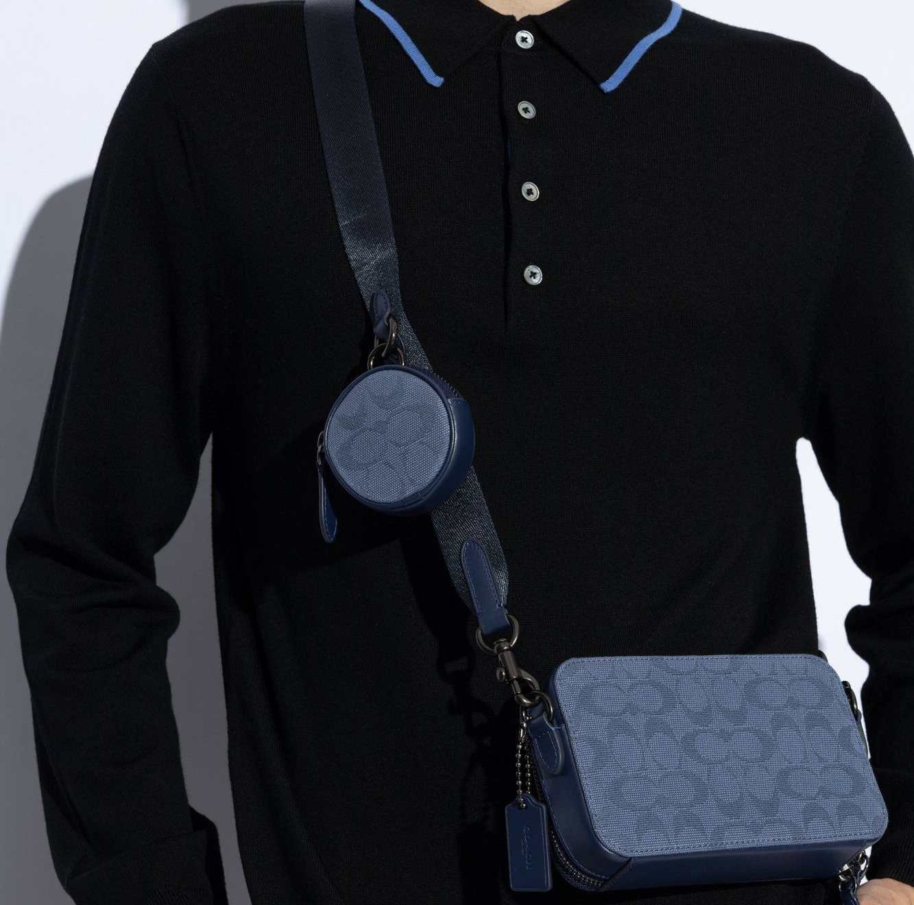 Alternative view of Túi Coach Charter Slim Crossbody Bag 'Blue' CU207-D61