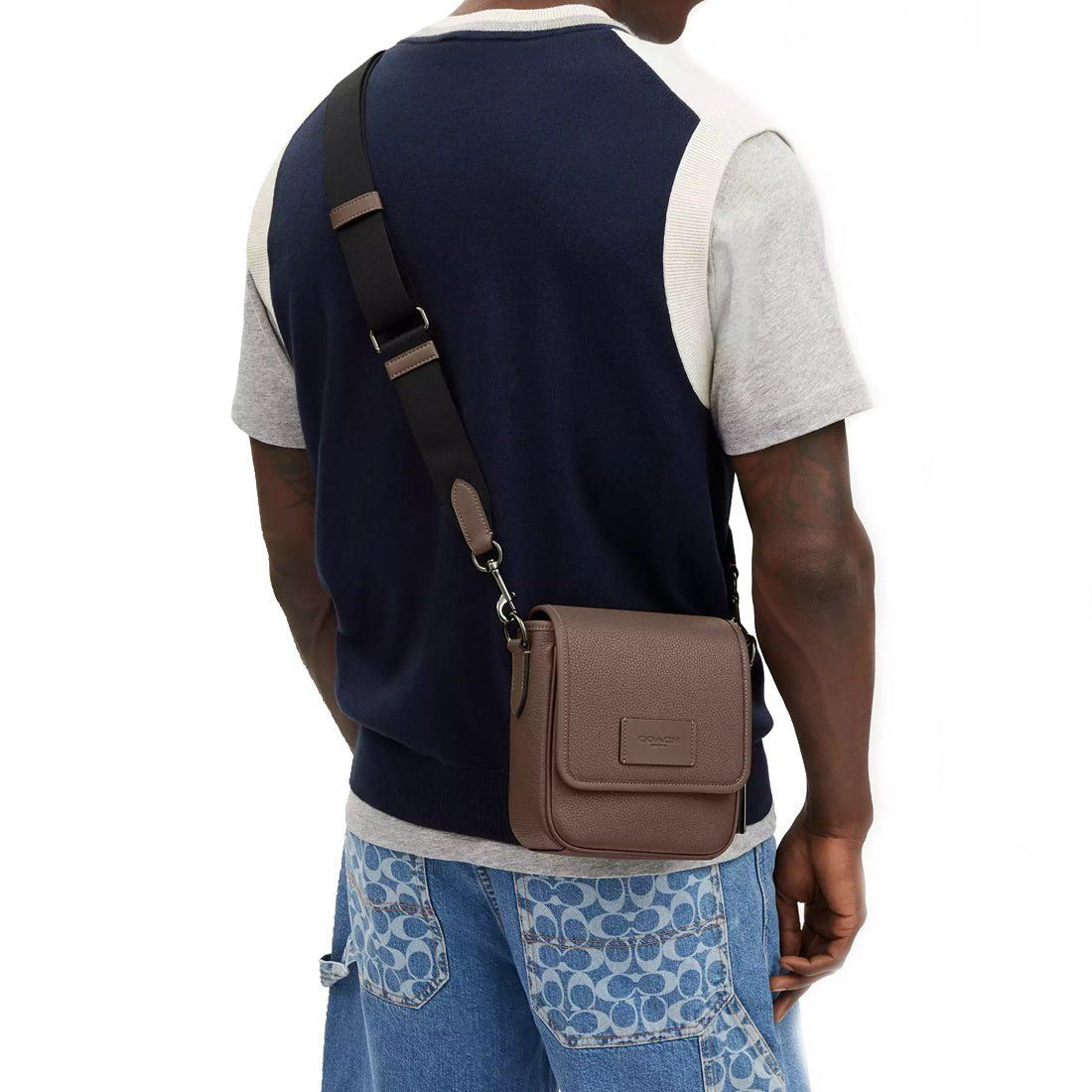 Alternative view of Túi Coach Lucas Crossbody Bag 'Dark Stone' CO914-QBCBD