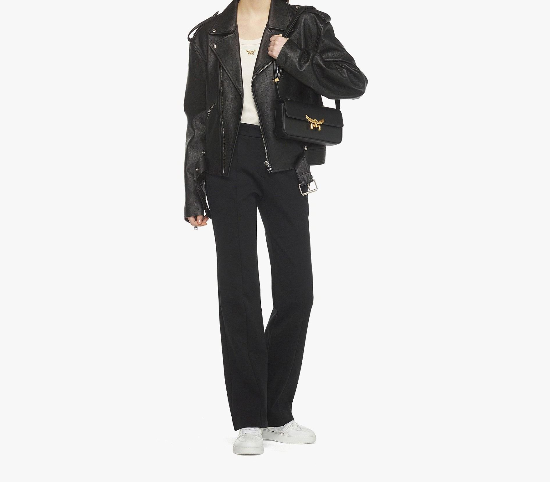 Alternative view of Túi MCM Himmel Shoulder Bag 'Black' MWSESAC06BK001