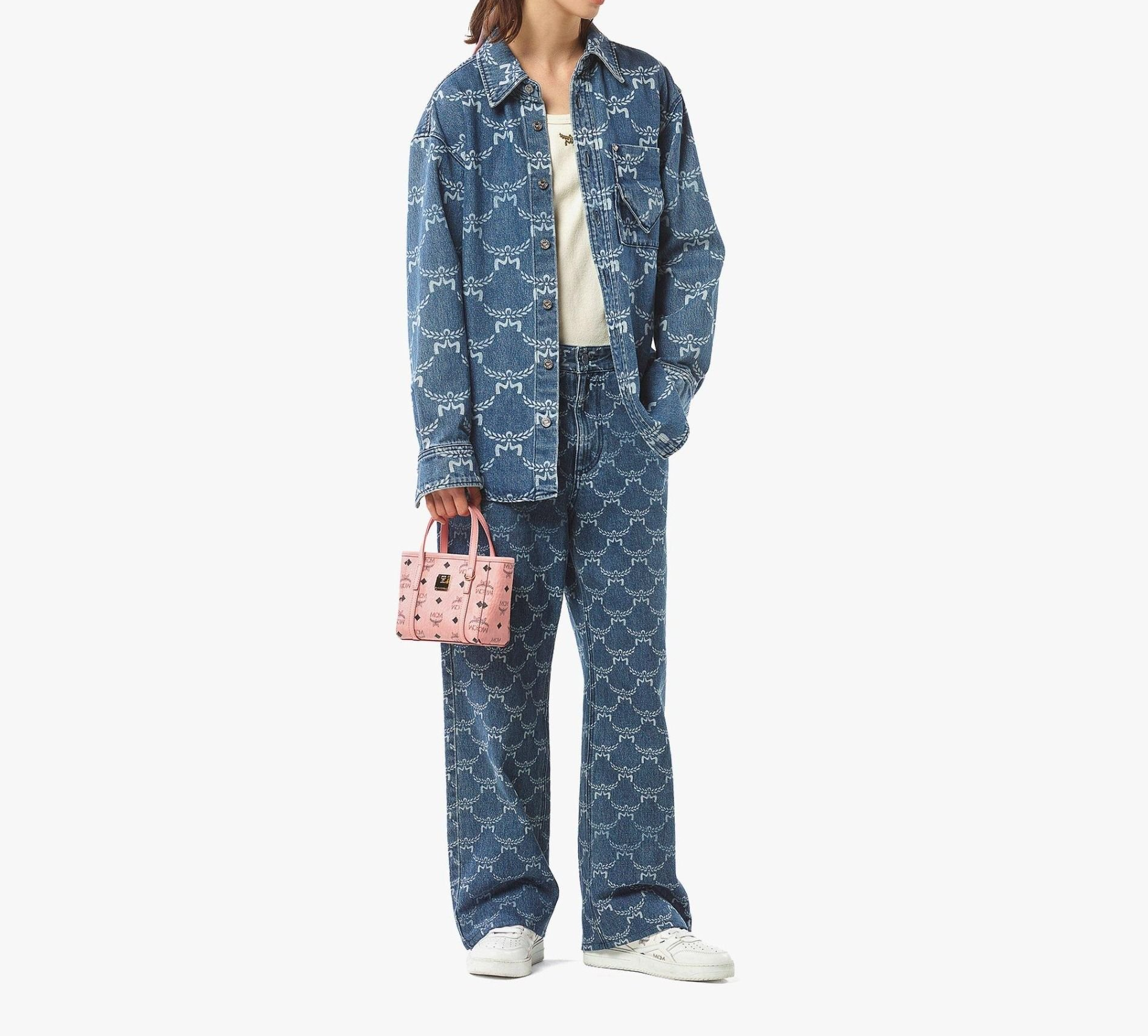 Alternative view of Túi MCM Toni Top-Zip Shopper 'Pink' MWPFSMT03PZ001