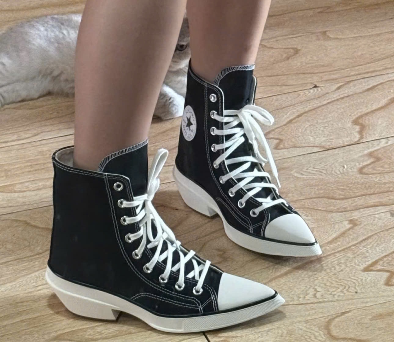 Alternative view of Giày Converse Chuck 70 Hi De Luxe Pointed 'Black White' A13016C