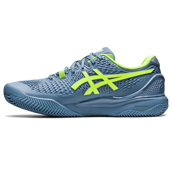 Alternative view of Giày Asics Gel Resolution 9 Clay ‘Steel Blue Green’ 1041A375-400