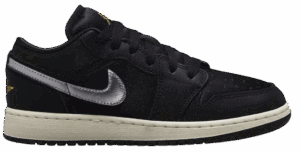 Giày Nike Air Jordan 1 Low SE 'Black Silver Sail Gold' FZ3921-001