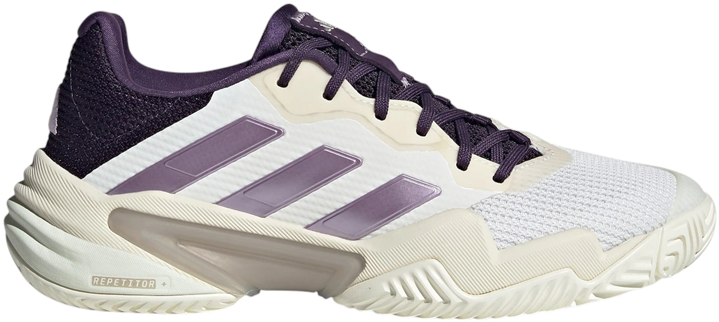 Giày Adidas Barricade 13 Core 'White Powder Aurora Plum' JR7814