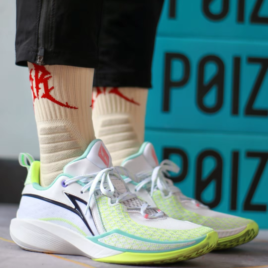 Alternative view of Giày Lining Flash 2 Prism 'White Blue' ABAV009-3V