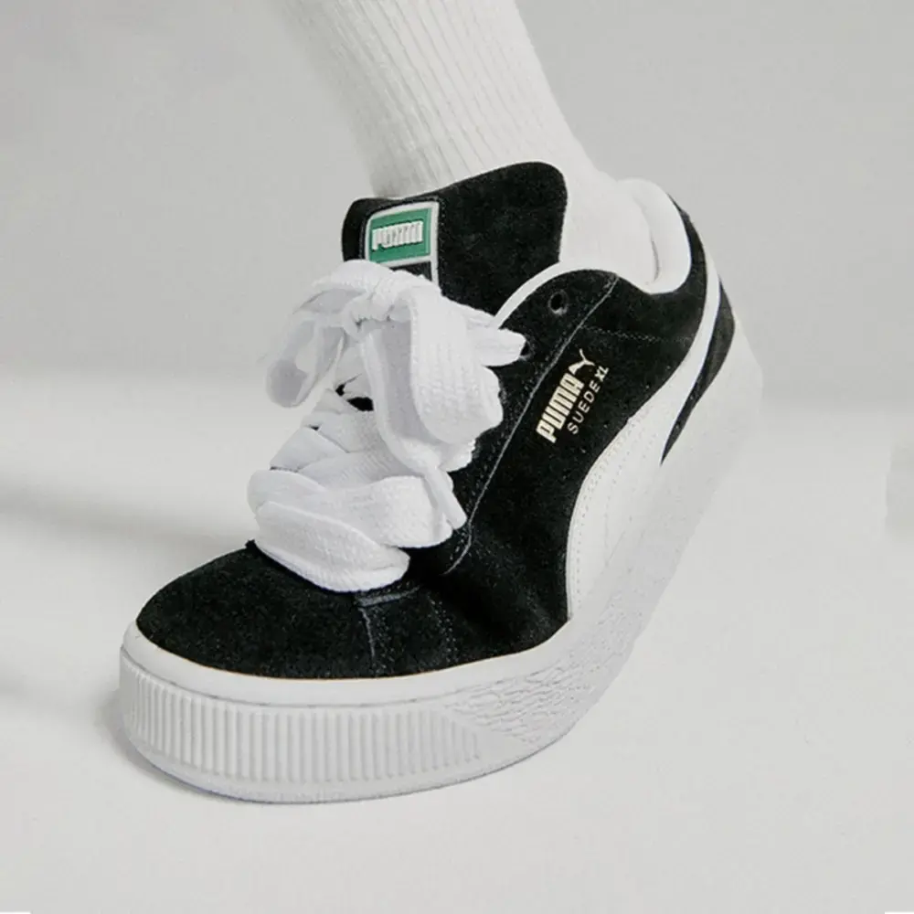 Alternative view of Giày Puma Suede XL 'Black White' 395205-02