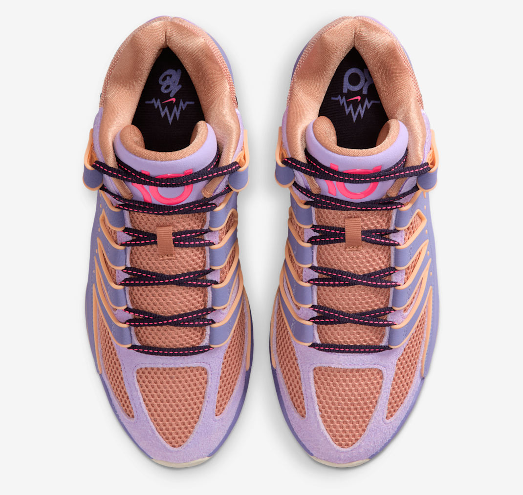 Alternative view of Giày Nike KD 18 EP 'B.A.D.' 'Washed Purple' HV1991-501