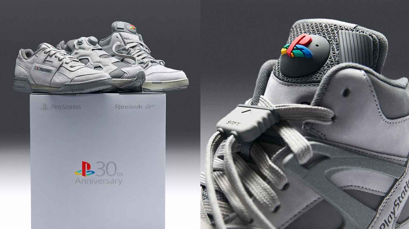 Reebok kỷ niệm 30 năm PlayStation bằng bộ sưu tập sneaker giới hạn