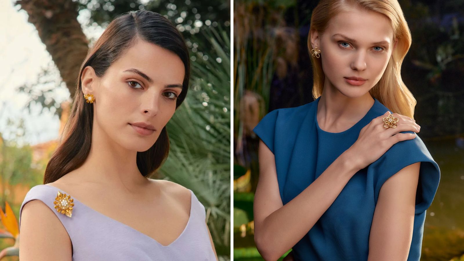 Nhẫn, cài áo và hoa tai trong bộ sưu tập mới