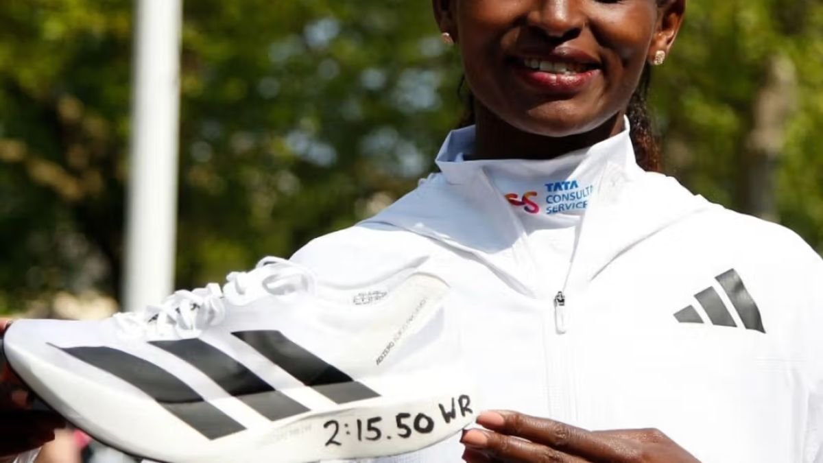 Hinh anh cac doi giay chay noi bat tai giai marathon 2025