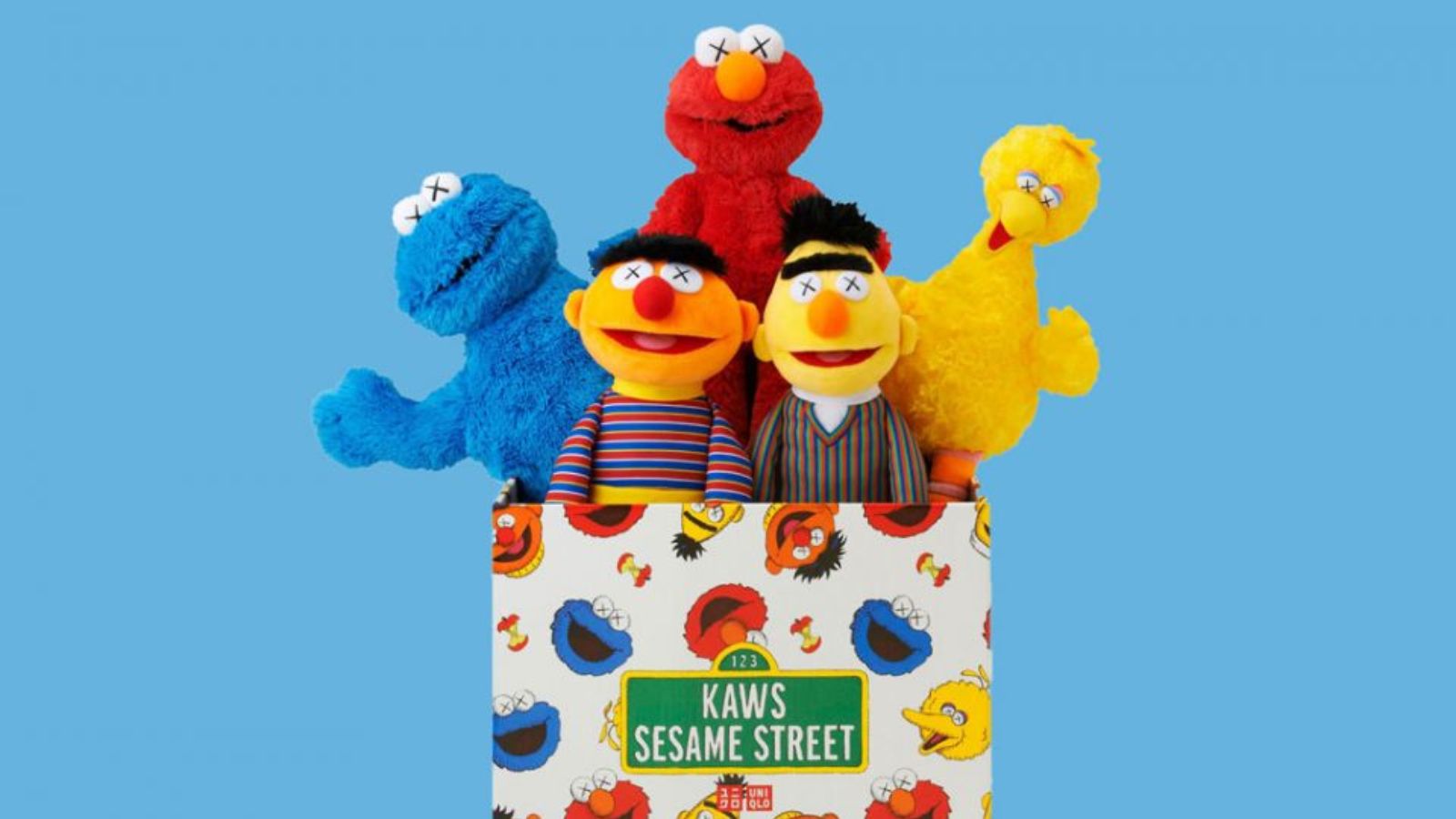 Hinh anh 3: Bo suu tap Sesame Street cua KAWS, nghe thuat duong dai