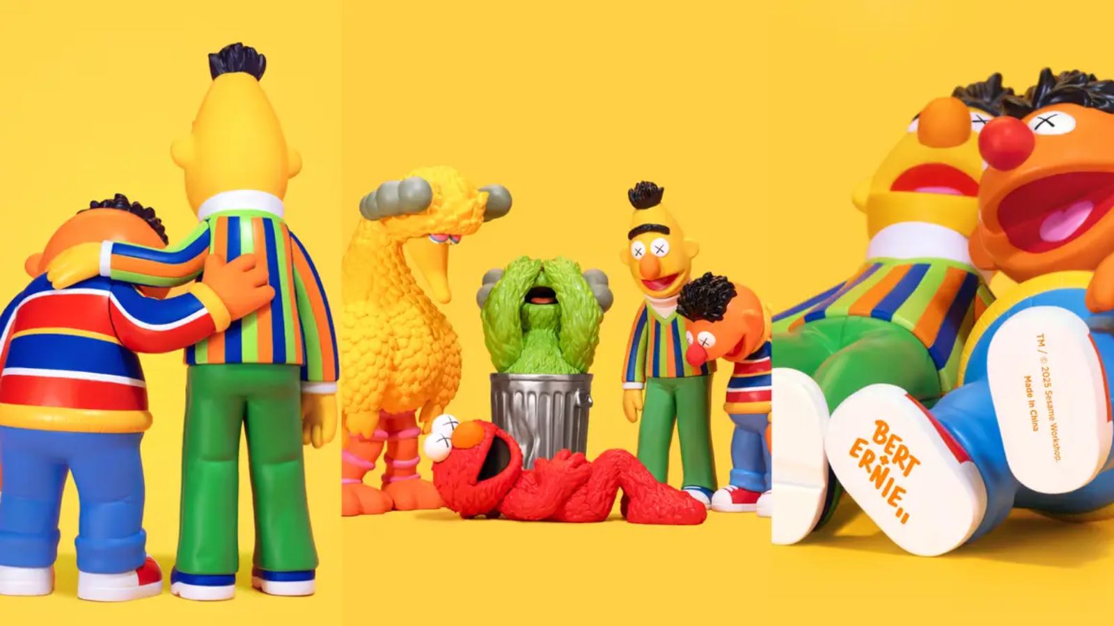 Hinh anh 4: Bo suu tap Sesame Street cua KAWS, nghe thuat duong dai