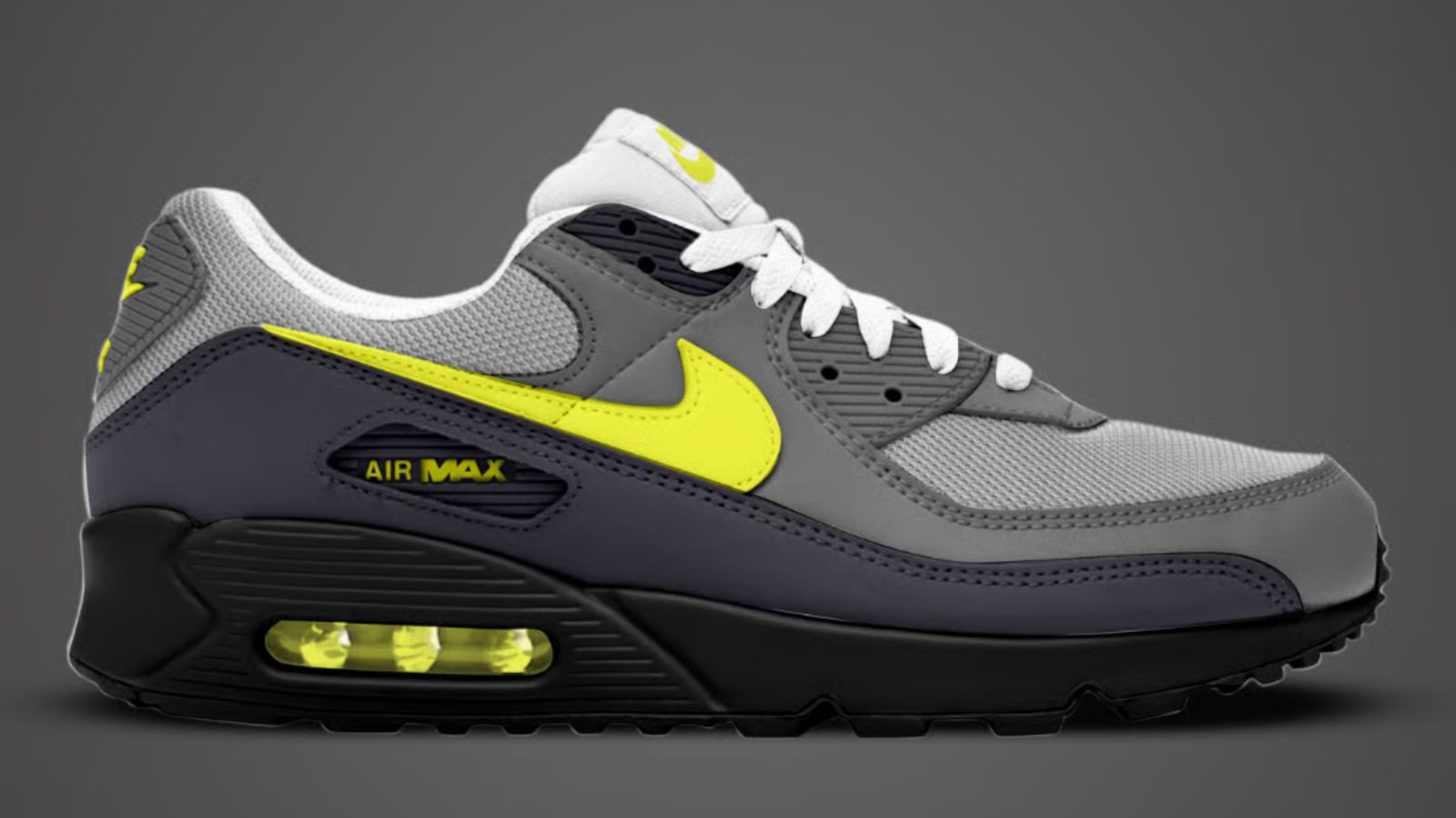 Hinh anh 2: Hinh anh Air Max 90 'Black Neon' moi voi phoi mau noi bat tu Air Max 95