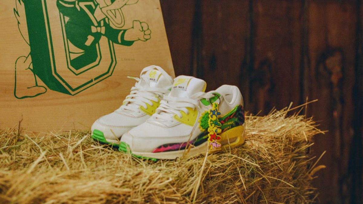 Nike Air Max 90 'Grateful Ducks' ket hop Grateful Dead va Oregon Ducks