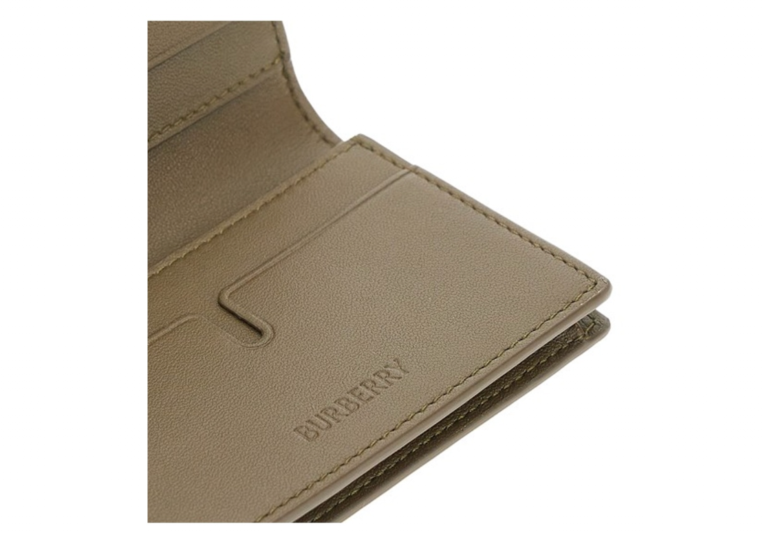 Alternative view of Ví Burberry Classic Stripe Bi-Fold Wallet ‘Beige’ 8091911