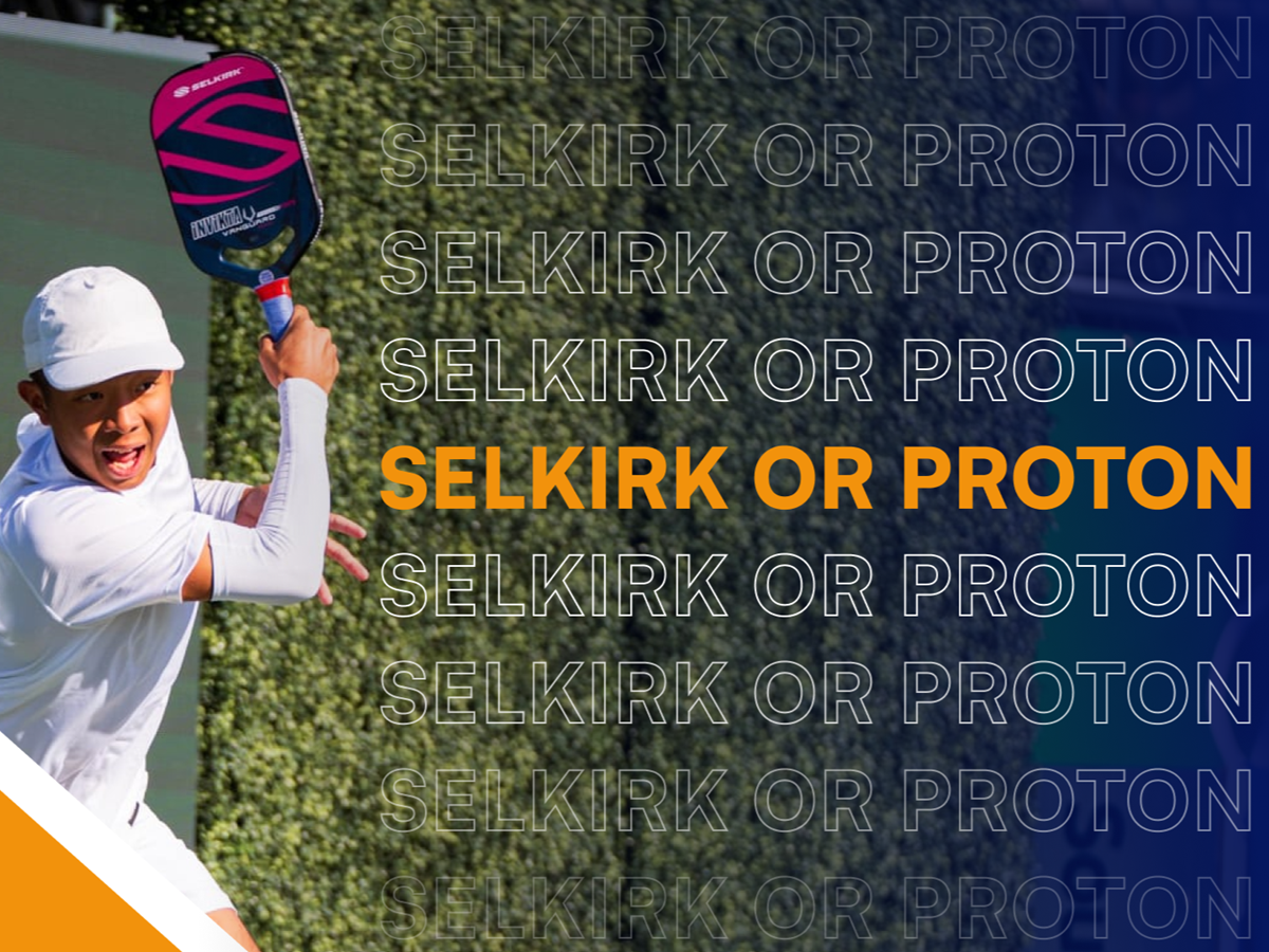 Proton Series Three Flamingo va Selkirk Boomstik vot pickleball