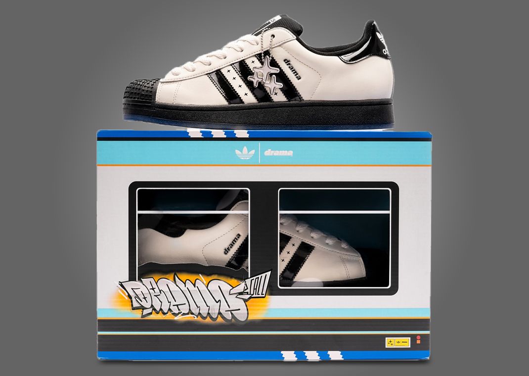 Drama Call và Adidas ra mắt Superstar II mới, đối đầu loạt collab đình đám