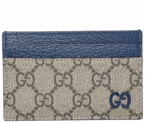 Ví Gucci Monogram Card Holder 'Beige Blue' 768248-FACQC-9751