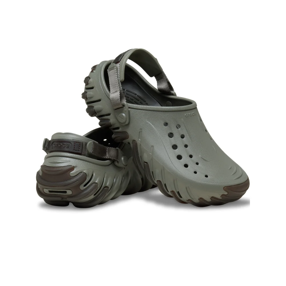 Alternative view of Dép Crocs Echo Gum Ro 'Galactic Grey' 211675-1WS