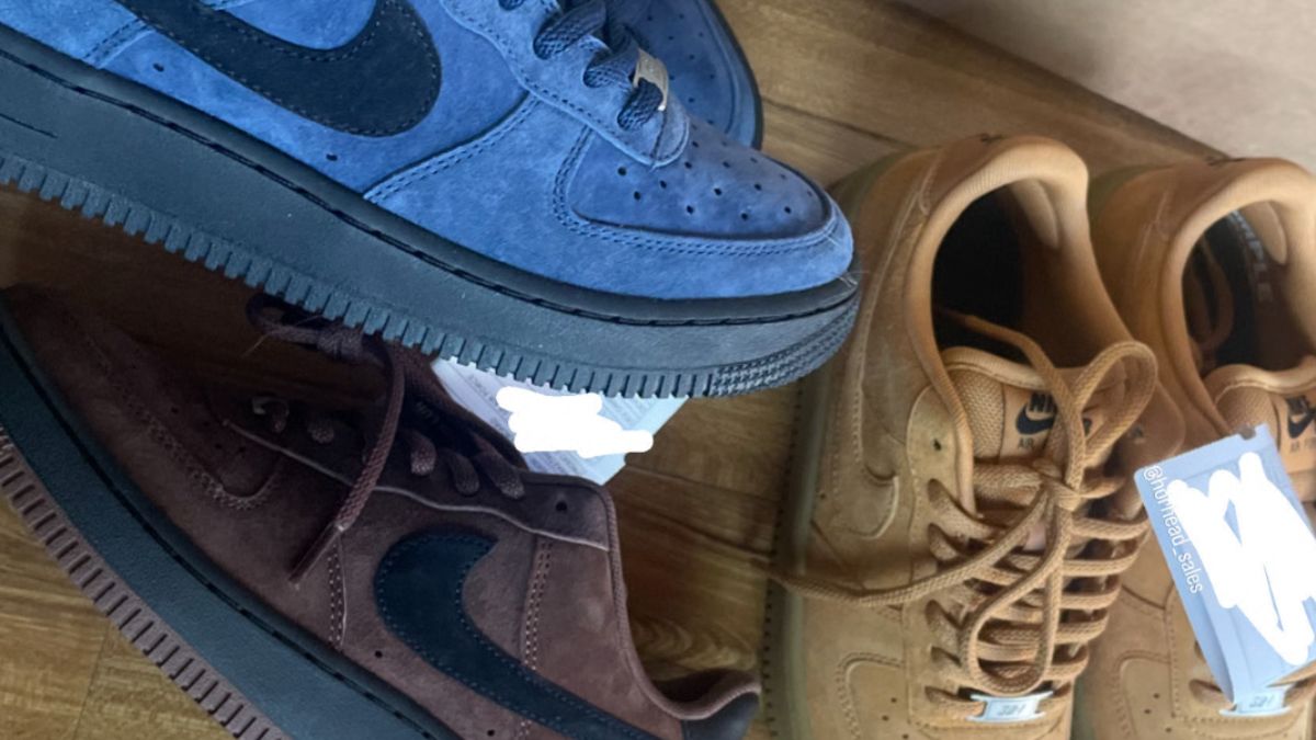 Nike SB Air Force 1 phoi mau xanh thep va nau chocolate
