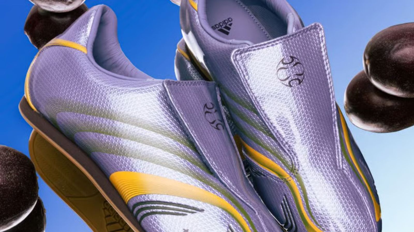 Hinh anh 3: Giay Concepts x adidas Taekwondo F50 Selene voi thiet ke sang trong va chi tiet anh kim