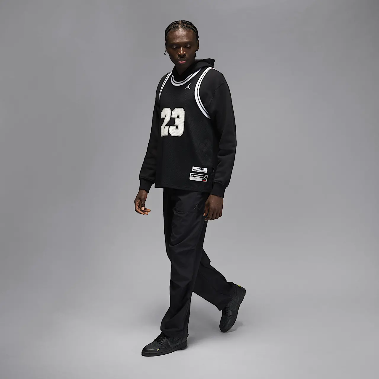 Alternative view of Giày Nike Air Jordan 1 Low 'Black Elephant Print' IM6568-010