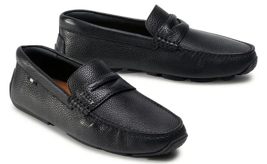 Giày Bally Pavel Moccasin Leather ‘Black’ 6234457 - Ảnh 2