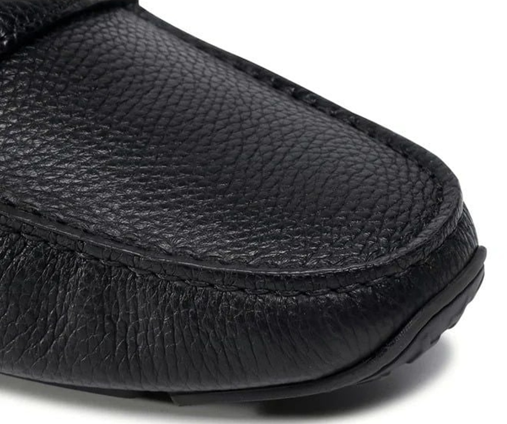 Giày Bally Pavel Moccasin Leather ‘Black’ 6234457 - Ảnh 4