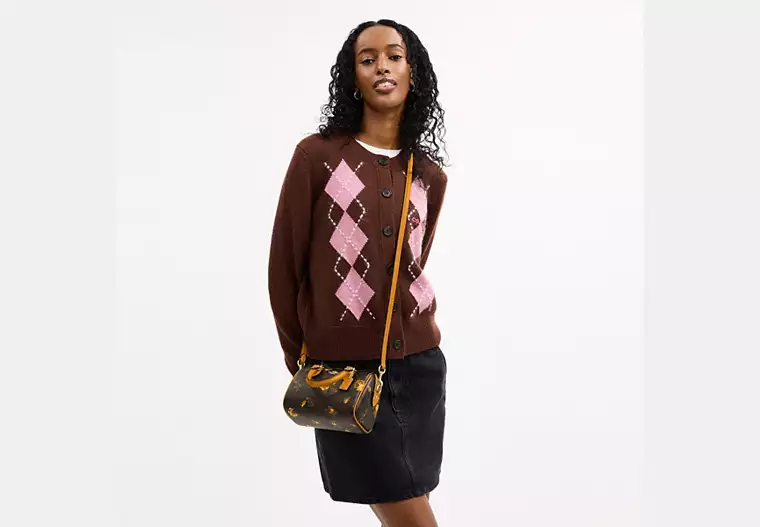 Alternative view of Túi Coach Mini Rowan Crossbody 'Walnut' CCF31-IMYEN