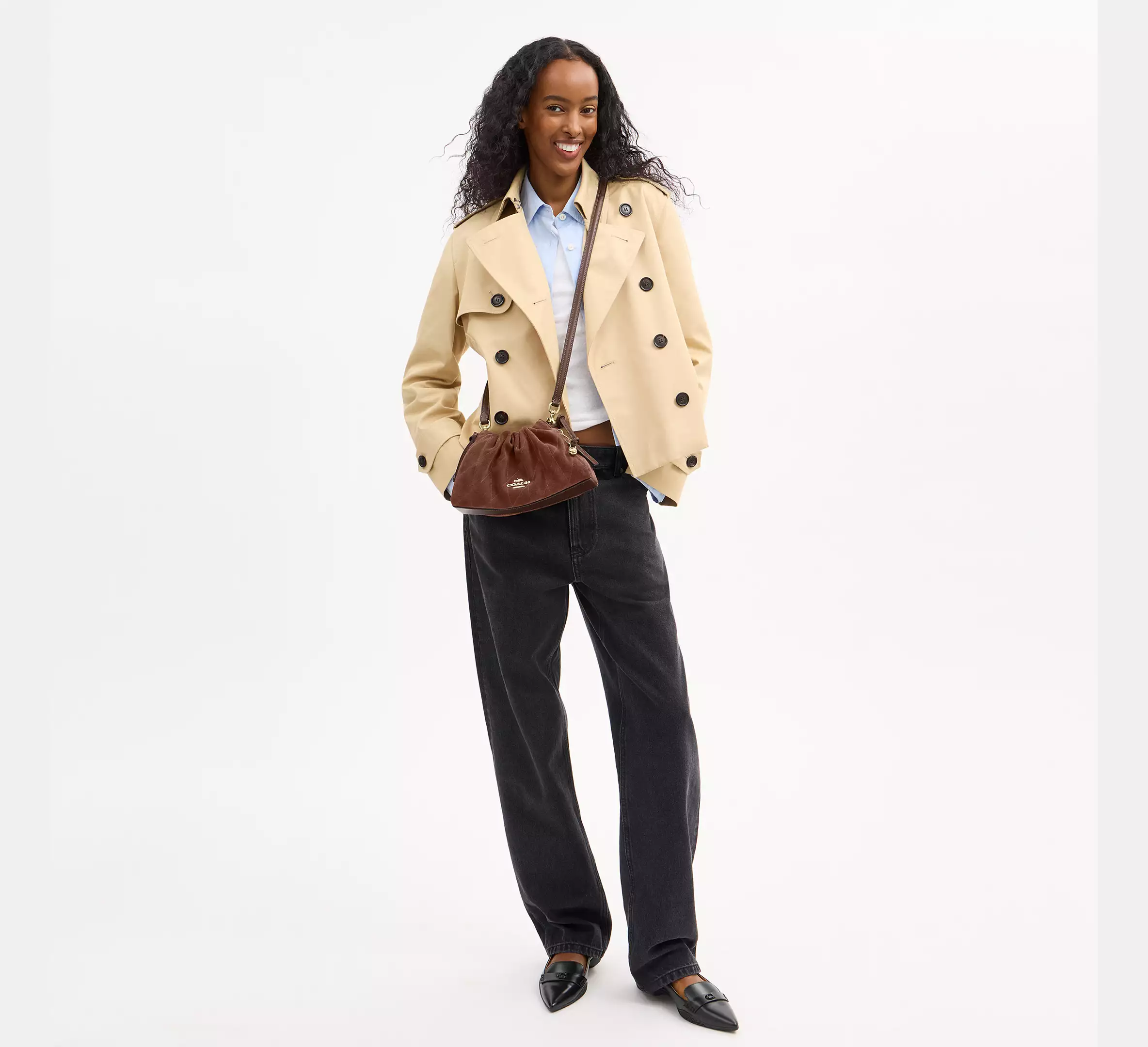 Alternative view of Túi Coach Faye Shoulder Bag 'Brown' CCZ55-IMYEF