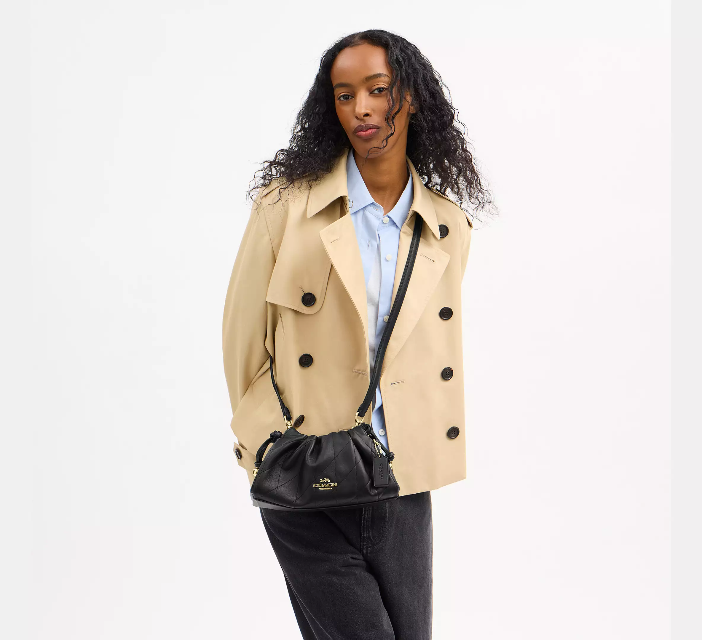 Alternative view of Túi Coach Faye Shoulder Bag 'Black' CCZ54-IMBLK