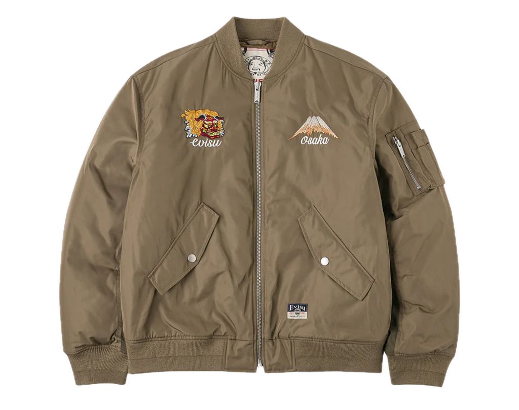 Áo Evisu Bomber 'Brown' 2EAHTM5JK1029RXYQ