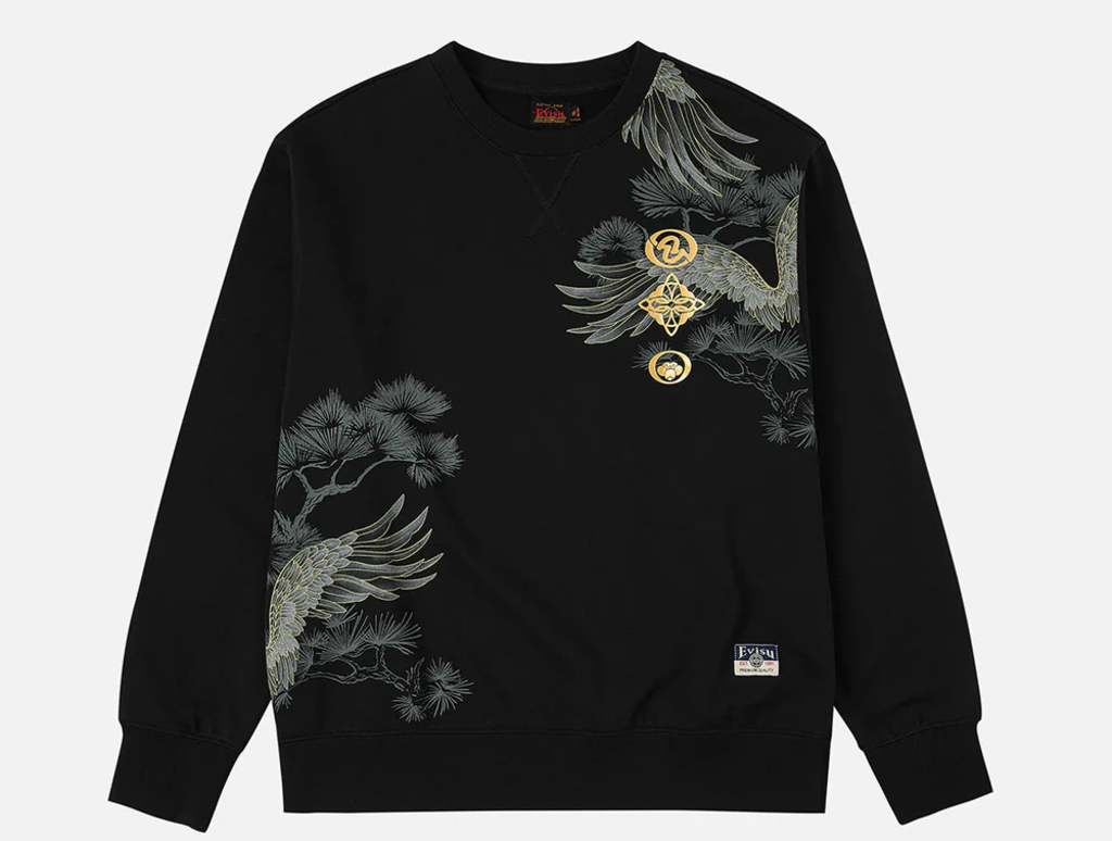 Áo Evisu Grateful Crane 'Black' 2EAHTM5SW1139RXCT