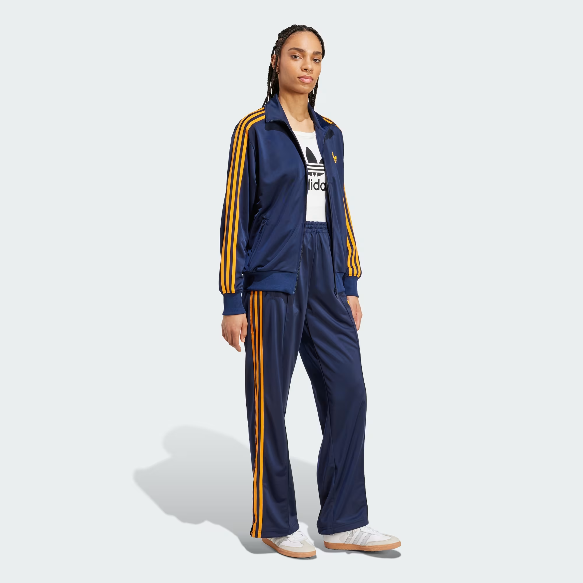 Áo Adidas Adicolor Classic 'Blue' JW1247 - Ảnh 4