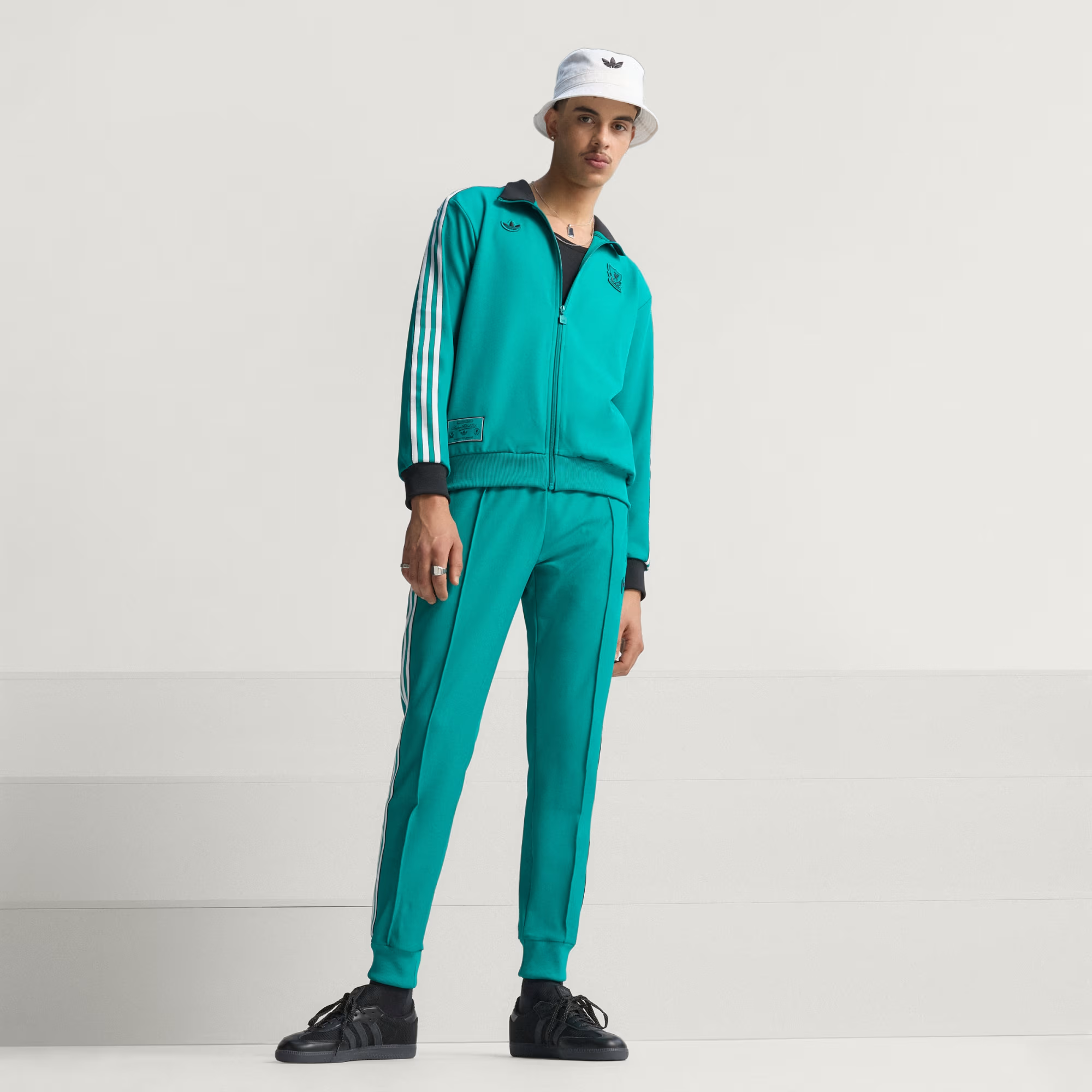 Áo Adidas Track Top Liverpool 'Sea Green' JW5464 - Ảnh 5