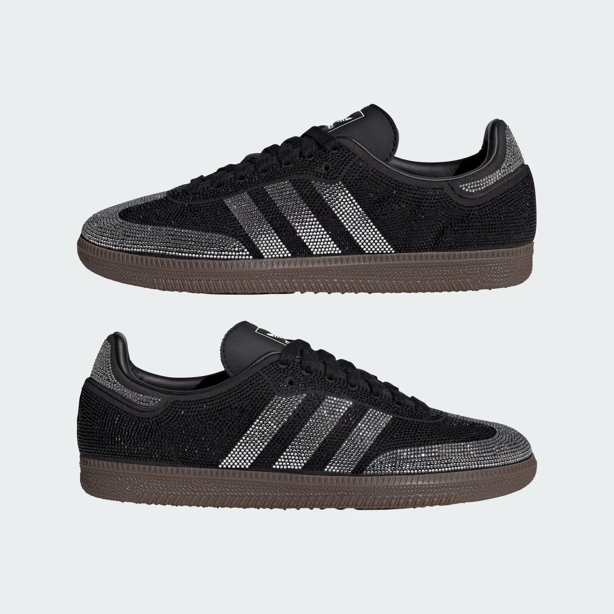 Alternative view of Giày Adidas Samba OG 'Rhinestone Black Silver' IH9052