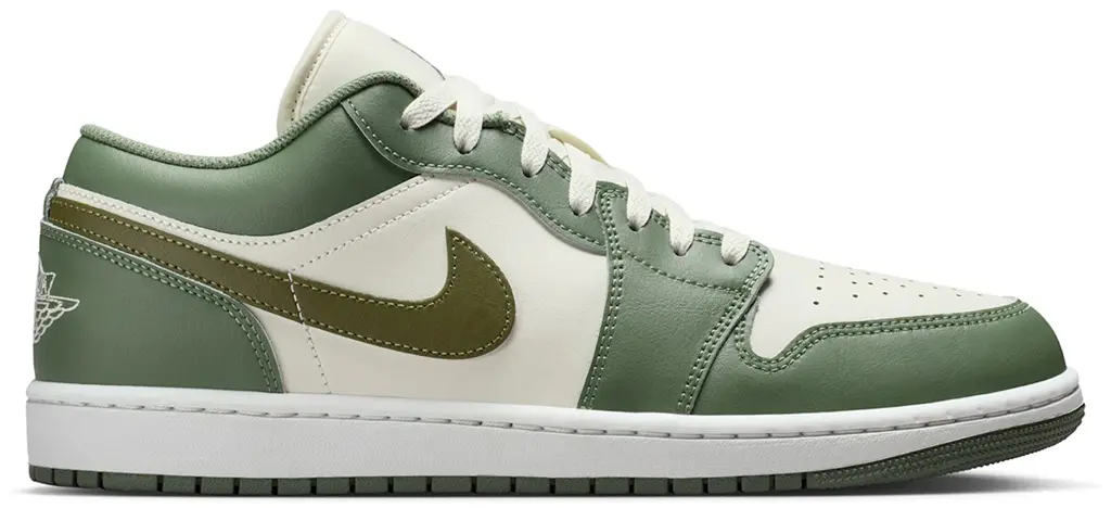 Giày Nike Air Jordan 1 Low 'Medium Olive' 553558-300