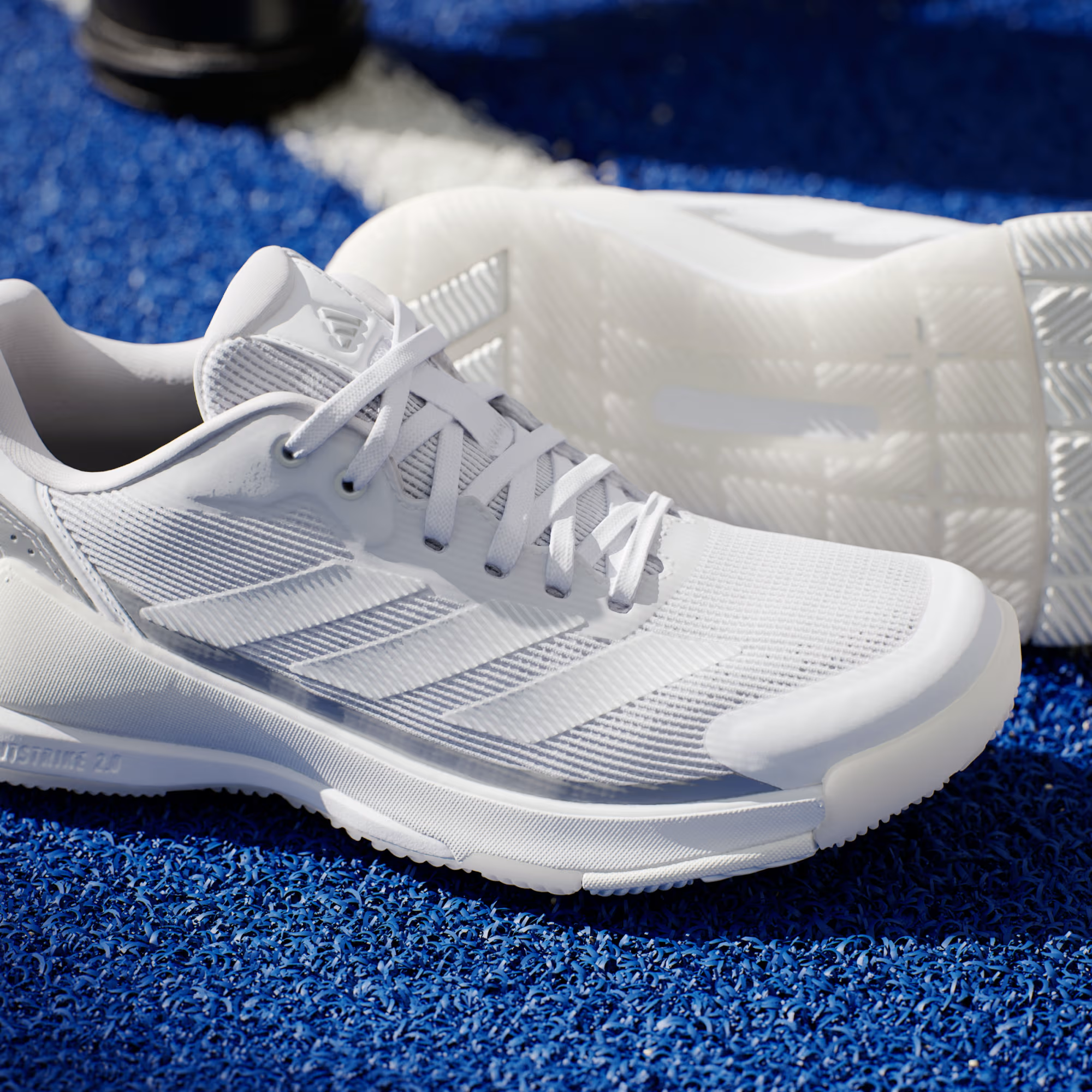 Alternative view of Giày Adidas Padel Crazyquick Lightstrike 'Cloud White' JR4659