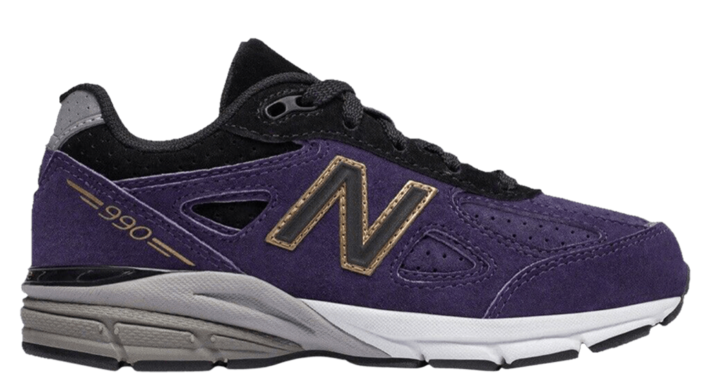 Giày New Balance 990v4 Big Kid 'Dark Purple' KJ990B4G