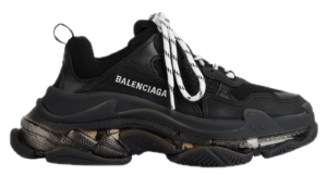 Giày Balenciaga Triple S 'Double Black' 544351W2FB11000