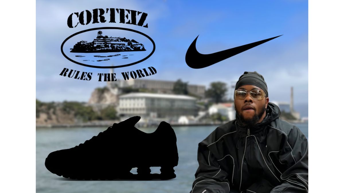 Hinh anh Nike Shox R419, mau giay collab giua Corteiz va Nike, ra mat mua Thu 2026