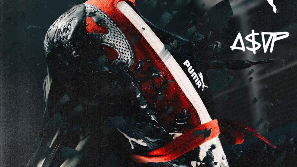 Hinh anh giay A$AP Rocky x Puma Speedcat voi thiet ke goop doc dao