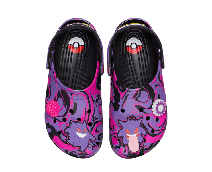 Alternative view of Dép Crocs Classic Clog 'Pokémon Gengar' 210244-001