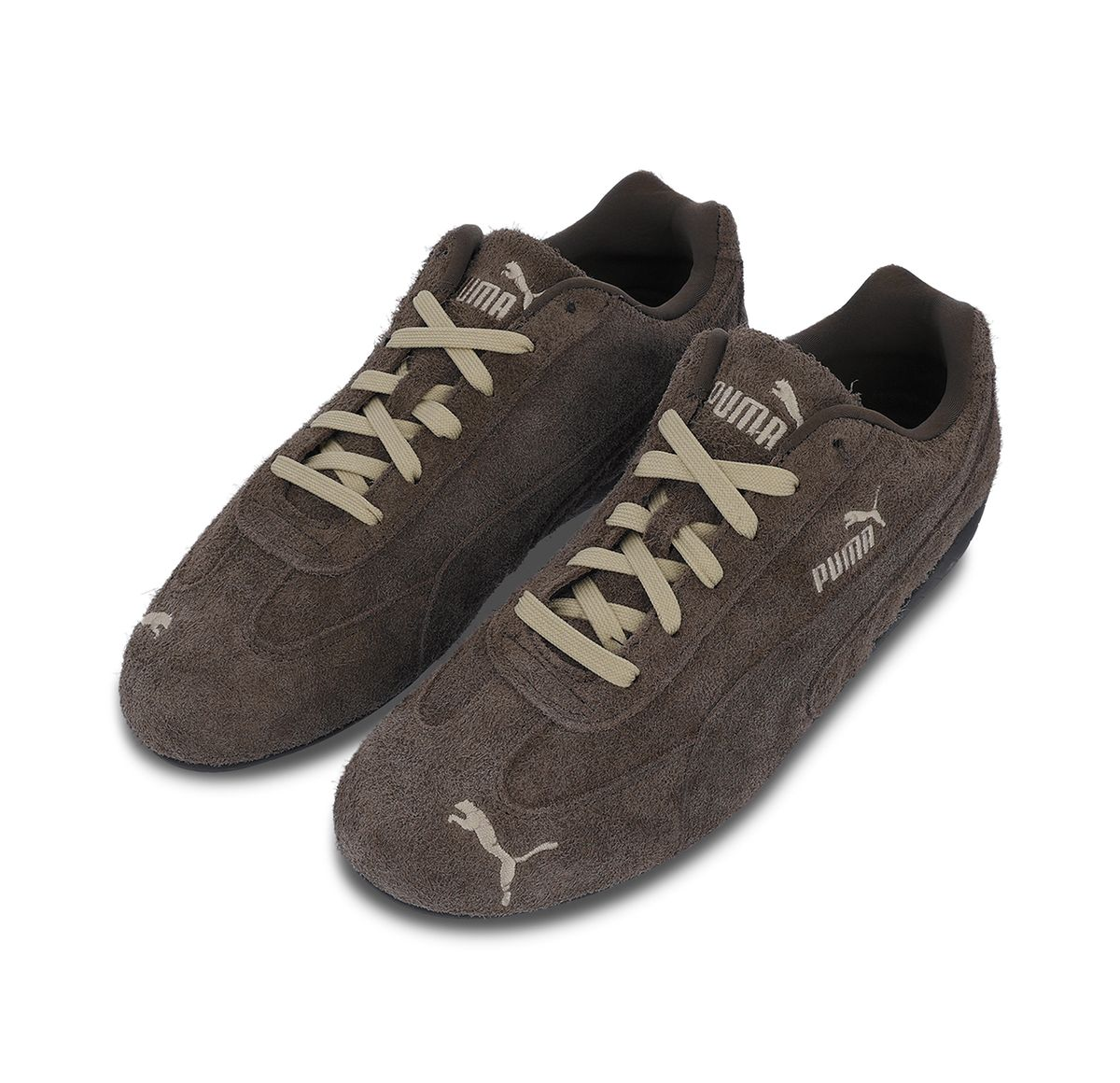 Alternative view of Giày Puma Speedcat Hair Suede 'Chocolate Black' 408460-01