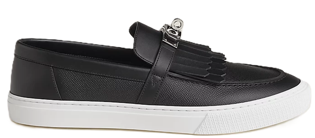 Giày Hermes Game Slip-on Sneaker 'Black' H241849ZH02400