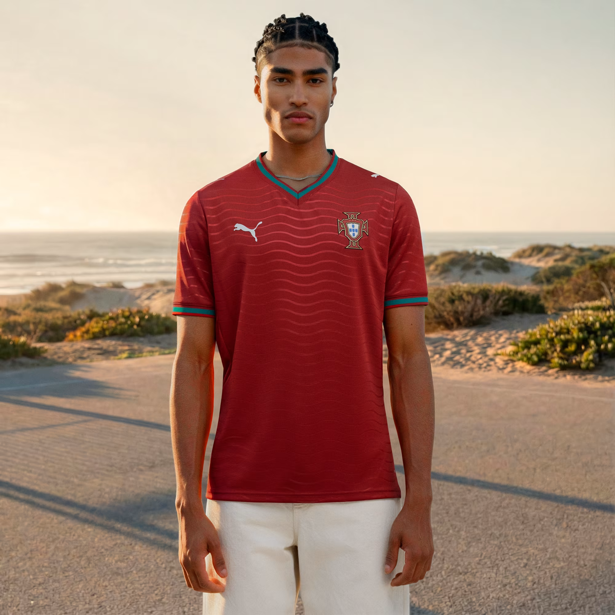 Alternative view of Áo Puma Portugal 2026 Home Replica Jersey 'Red' 783278-01