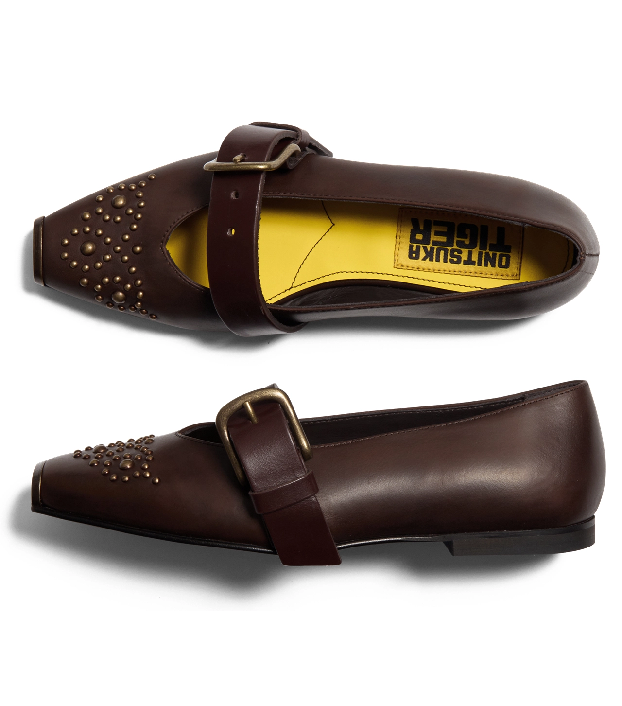 Alternative view of Giày Onitsuka Tiger Ballerina Studs 'Pure Gold' 1182A682-200