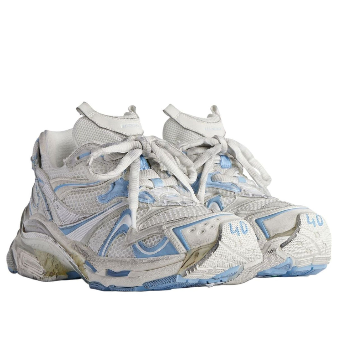 Alternative view of Giày Balenciaga Runner 2.0 'White Blue' 779064W3RXP9041