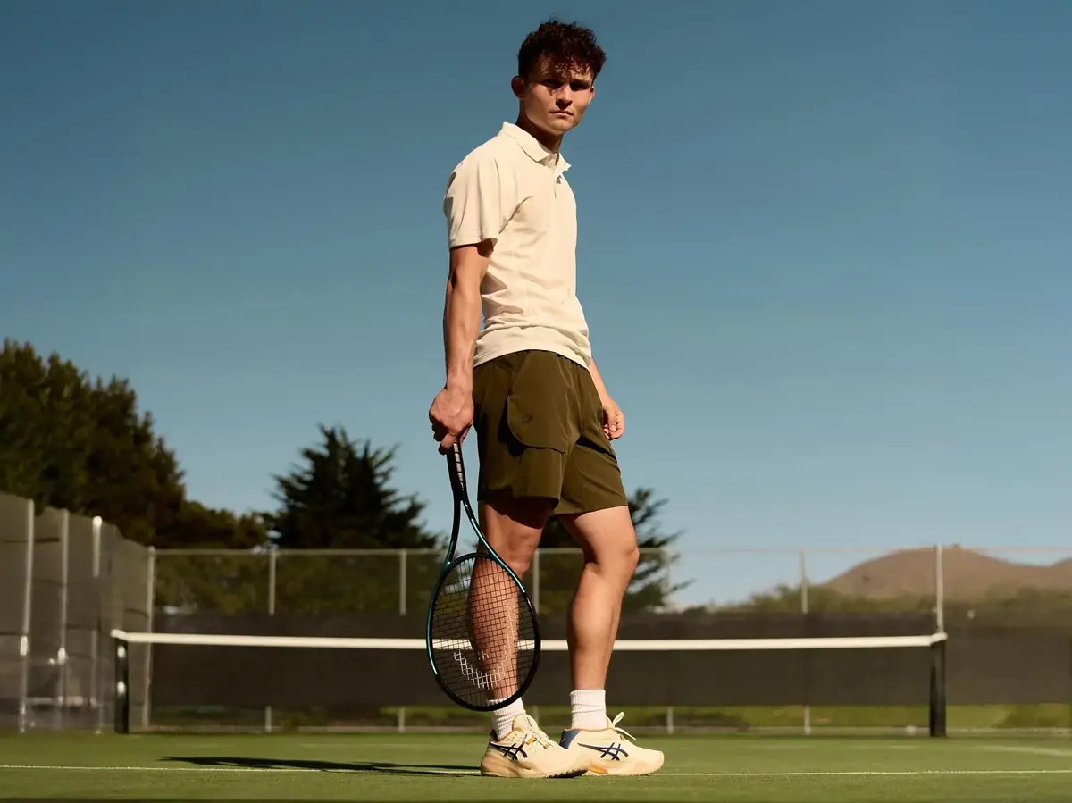 Alternative view of Giày Asics Gel Resolution X 'Cream' 1041A540-100