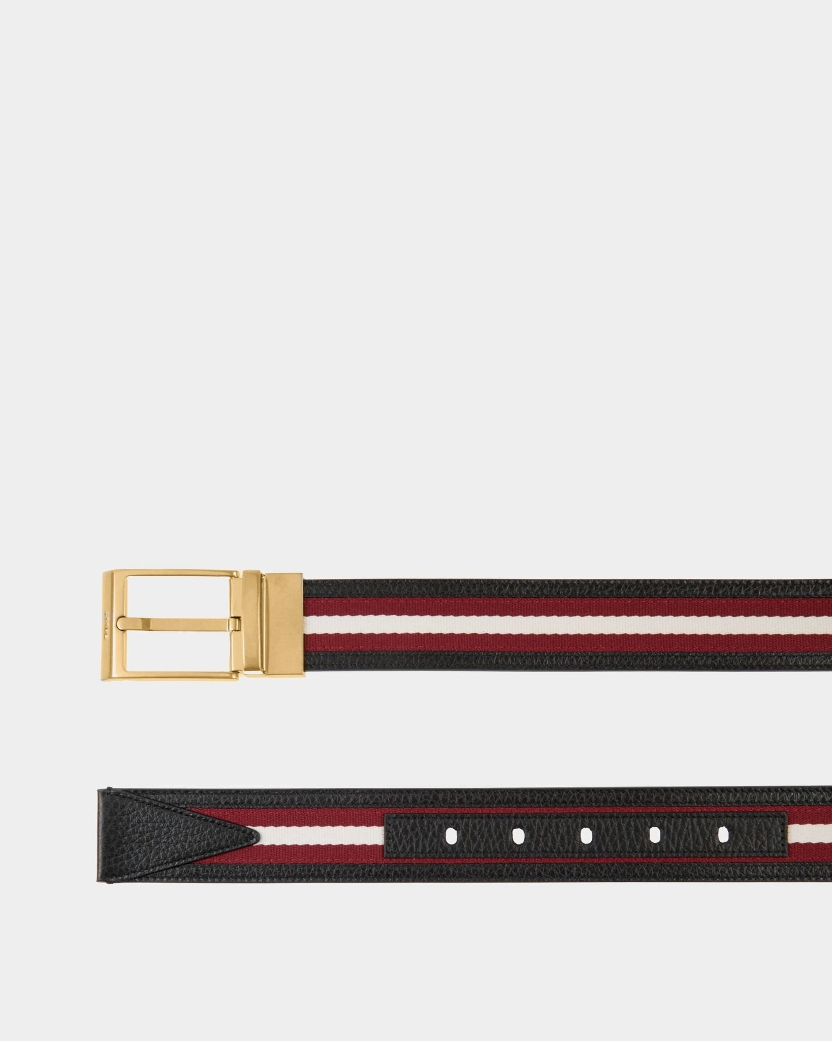 Alternative view of Thắt Lưng Bally Shiffie 35mm Reversible Belt ‘Black Red’ 6306659